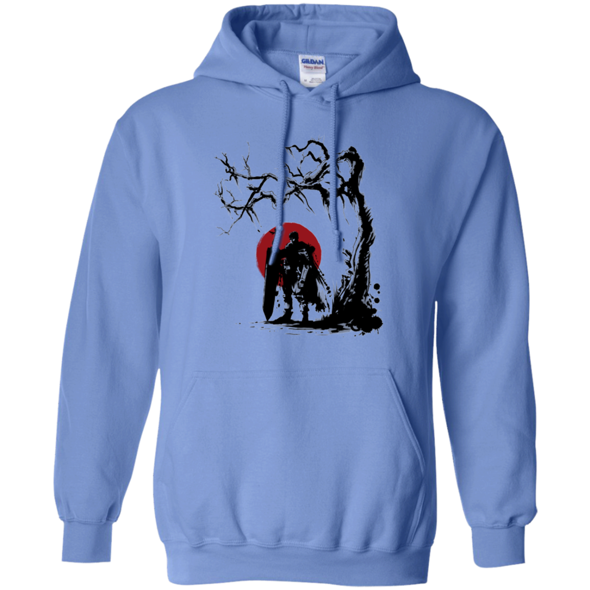 Black Swordsman under the sun Pullover Hoodie