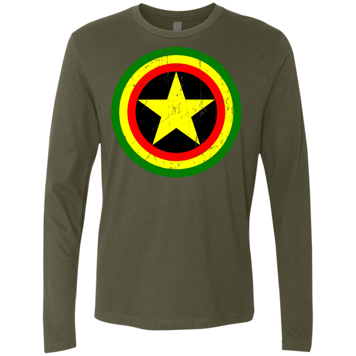 Captain Rasta Men's Premium Long Sleeve