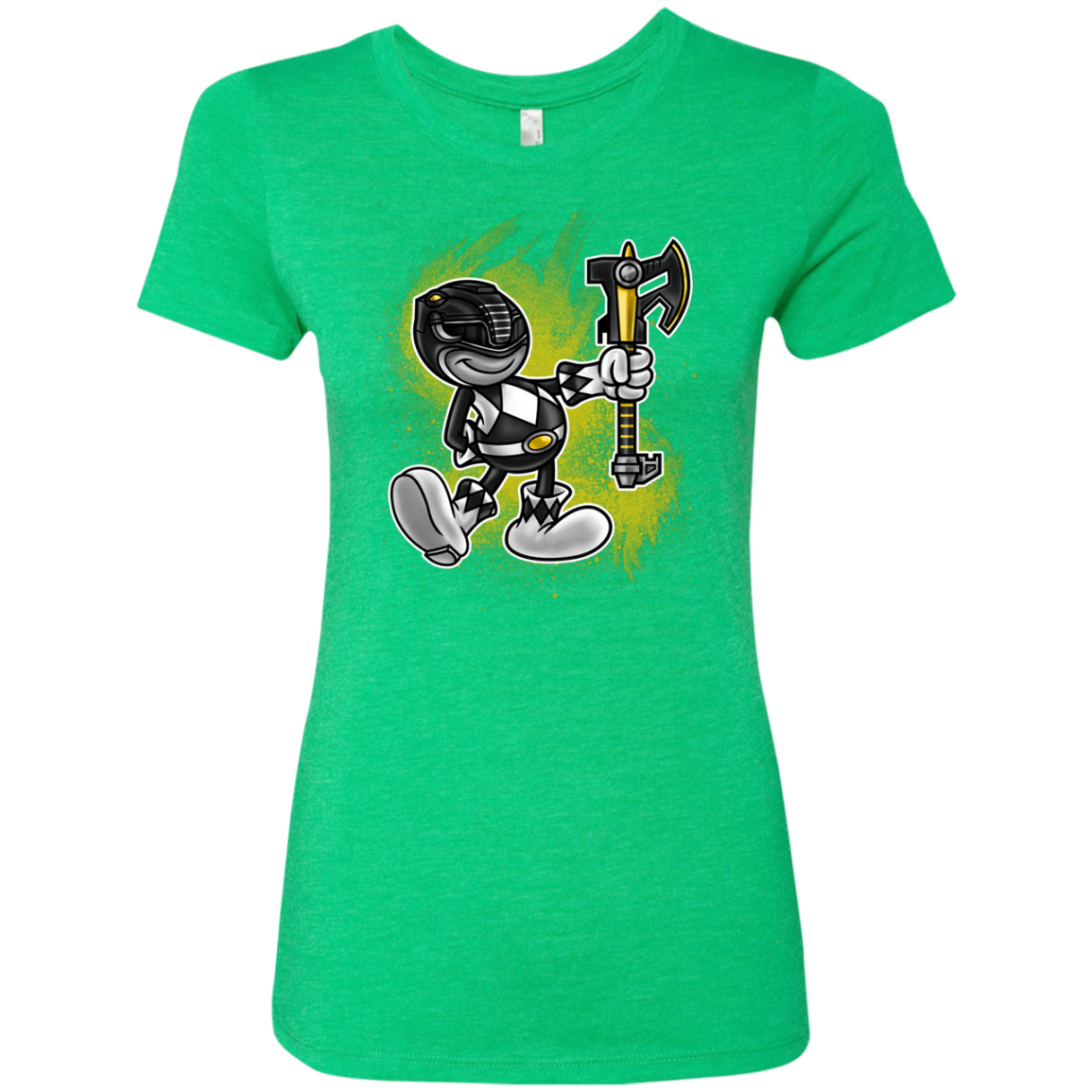 Black Ranger Artwork Women's Triblend T-Shirt