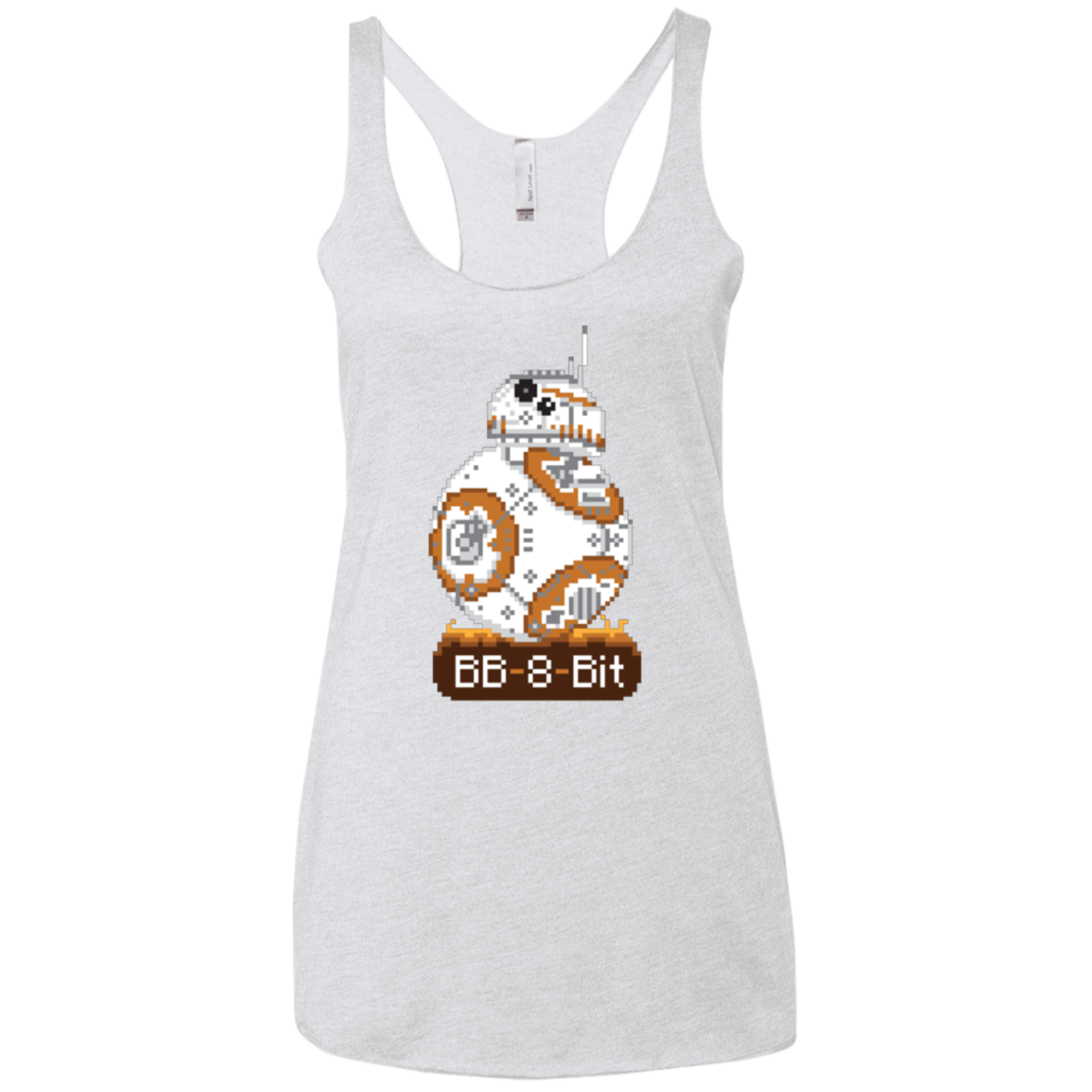 BB8Bit Women's Triblend Racerback Tank