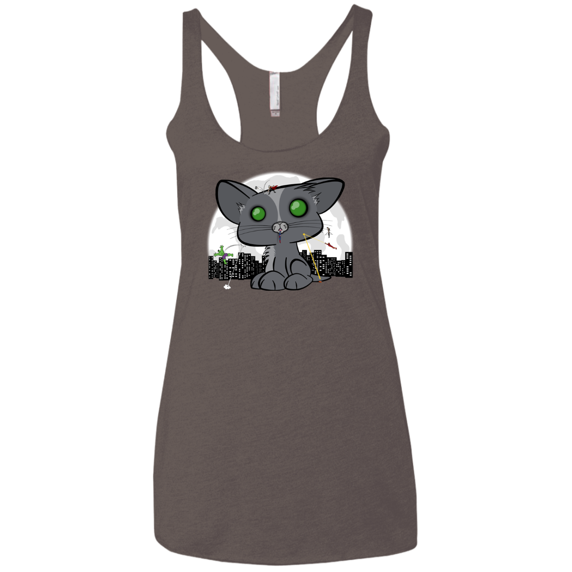 Felinity War Women's Triblend Racerback Tank