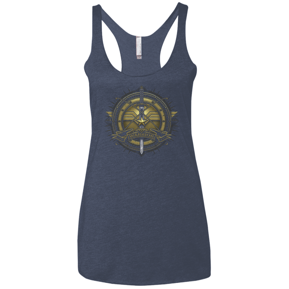 Wonderfull Warrior Women's Triblend Racerback Tank