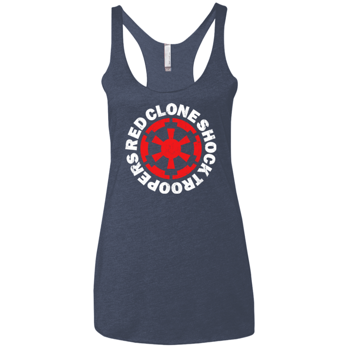 Red Clone Women's Triblend Racerback Tank