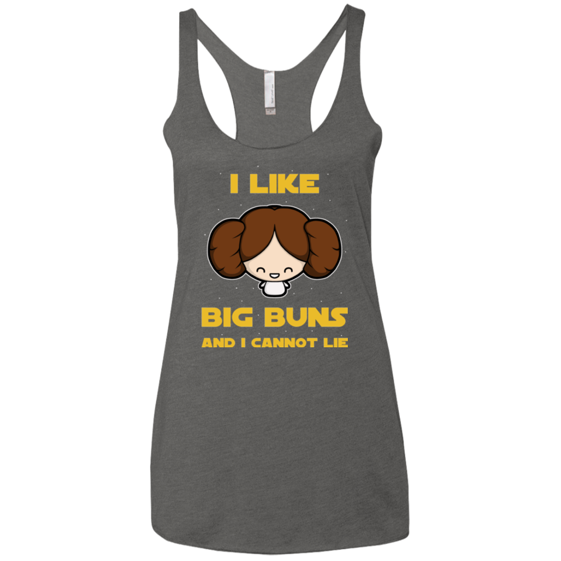 I Like Big Buns Women's Triblend Racerback Tank