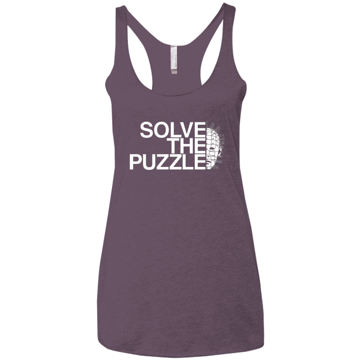 Solve The Puzzle V2 Women's Triblend Racerback Tank