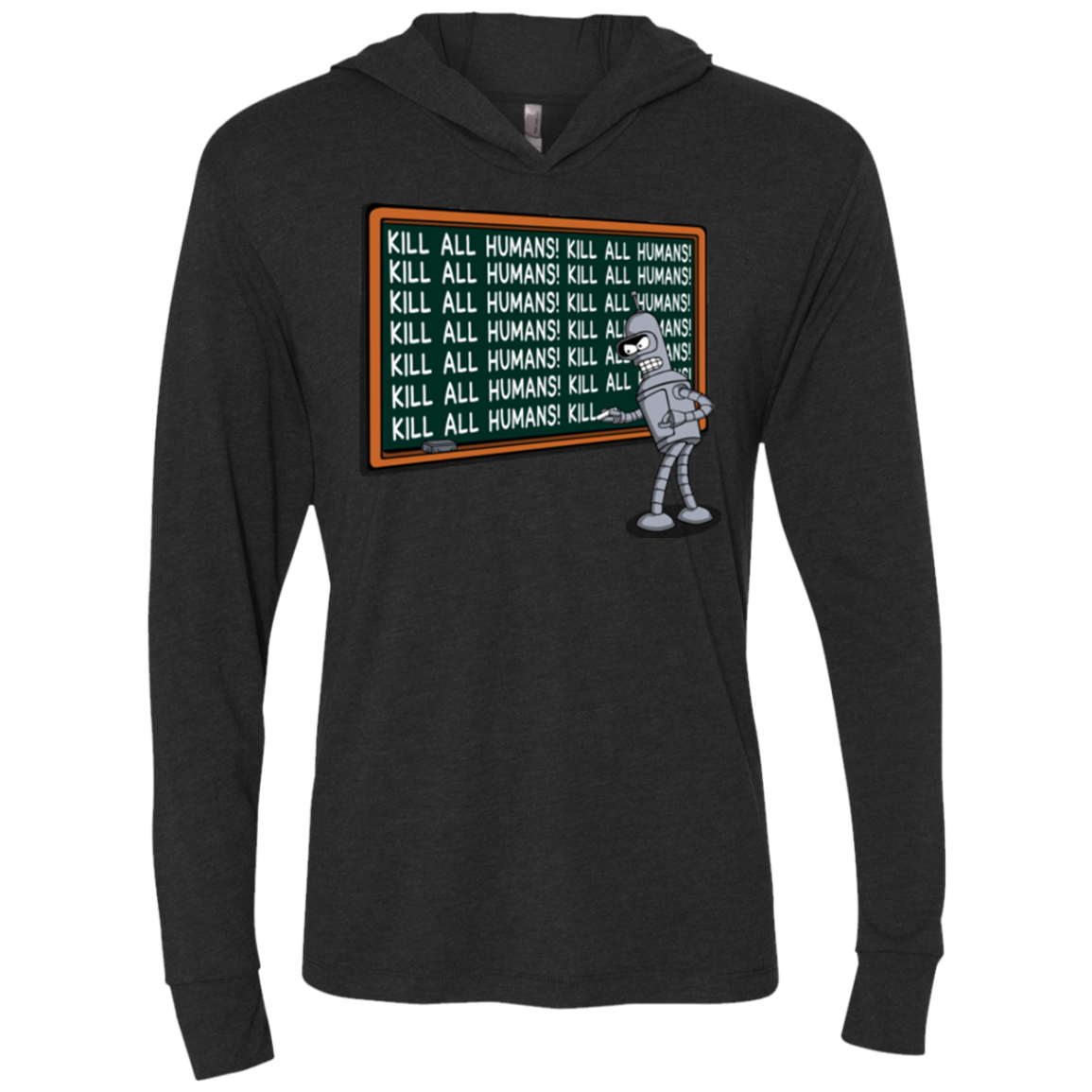 Bender Detention Triblend Long Sleeve Hoodie Tee