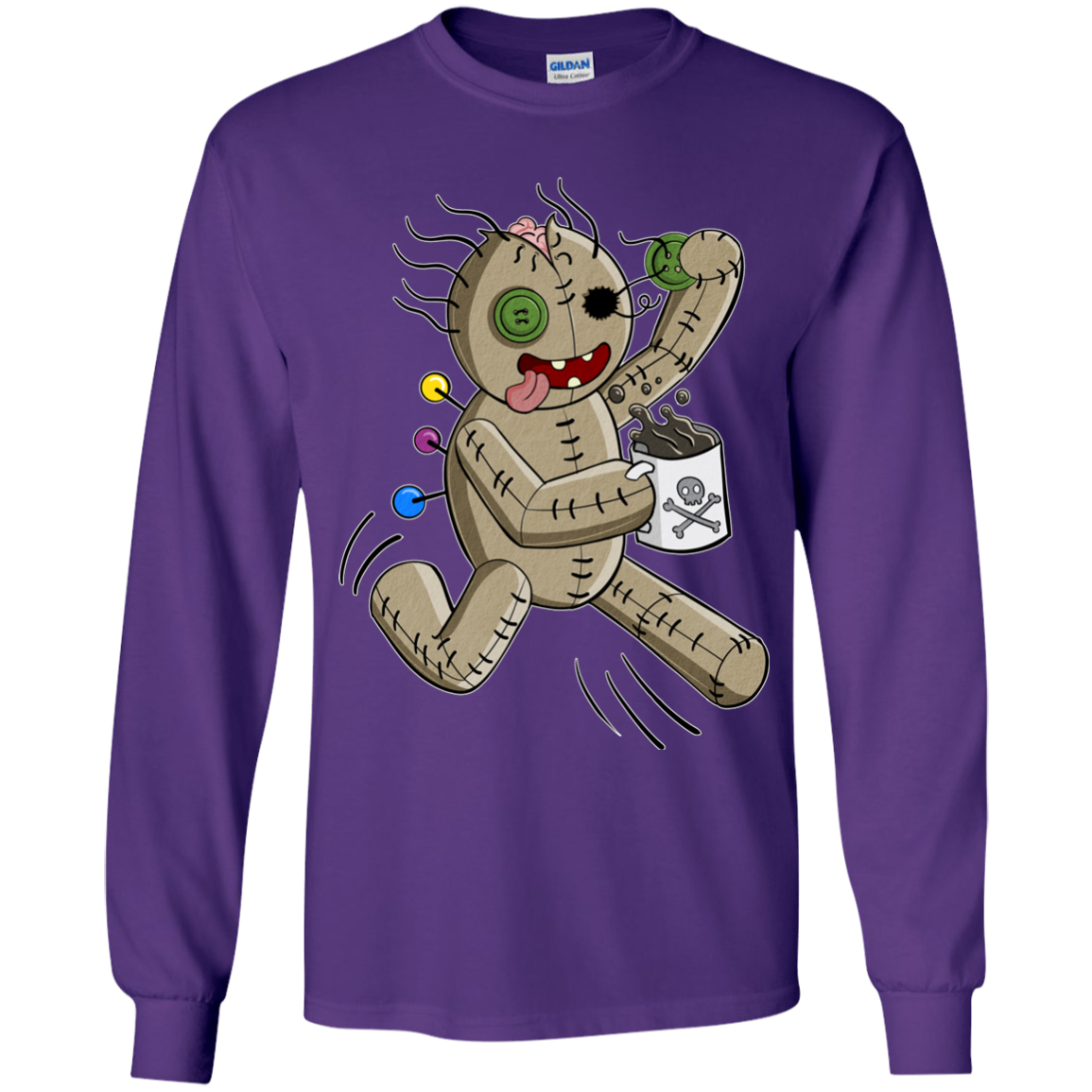 Voodoo Coffee Runner Youth Long Sleeve T-Shirt