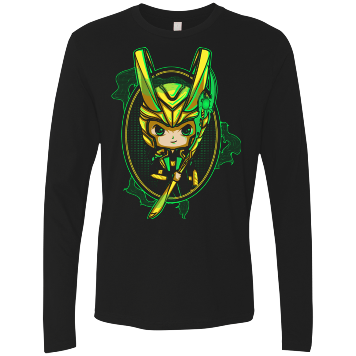 Loki Portrait Men's Premium Long Sleeve