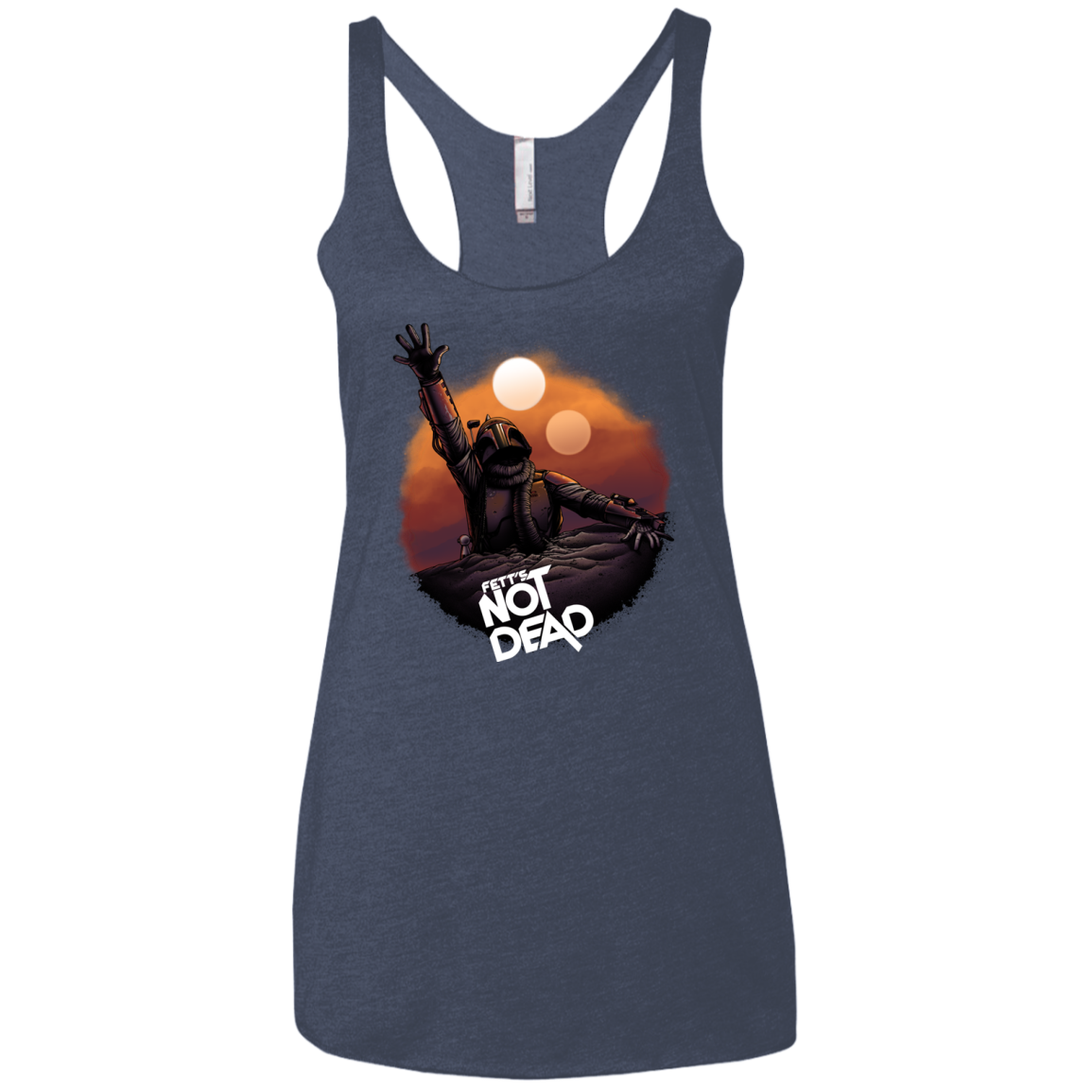 Back From The Pit Women's Triblend Racerback Tank