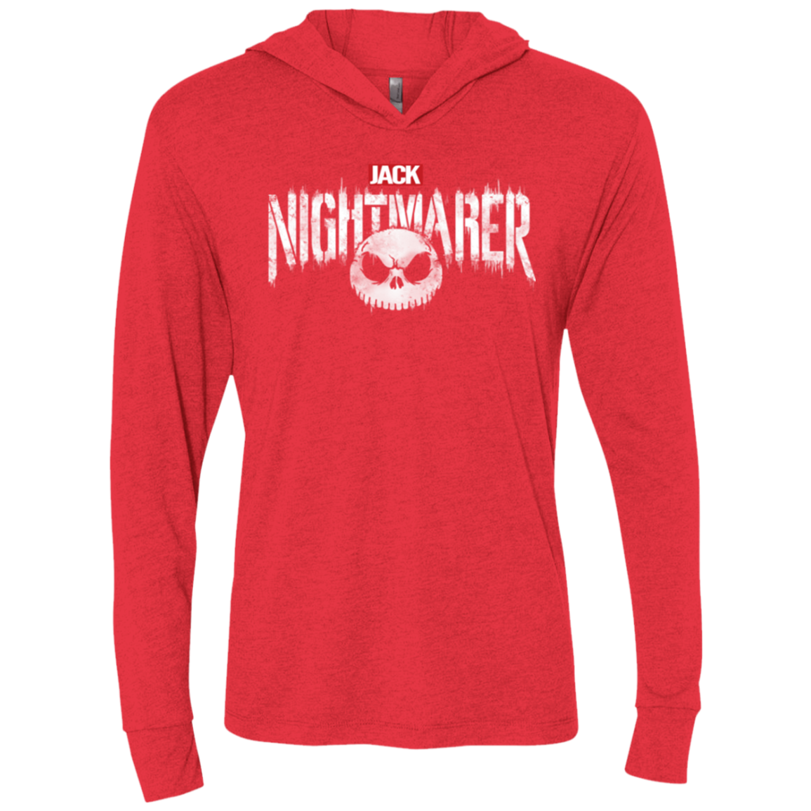 The Nightmarer Triblend Long Sleeve Hoodie Tee