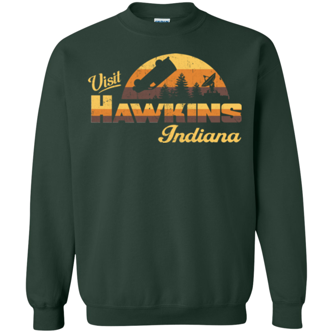 Visit Hawkins Crewneck Sweatshirt