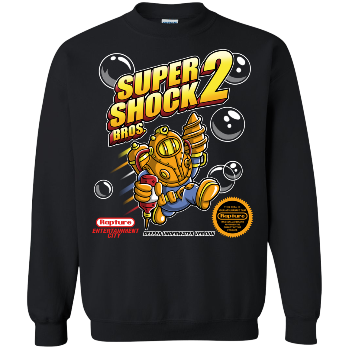 Super Shock Bros 2 Crewneck Sweatshirt