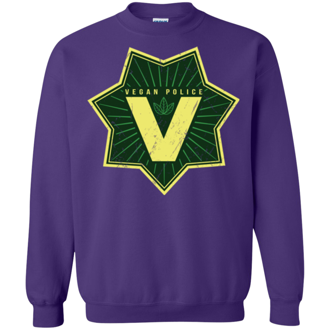 Vegan Police Crewneck Sweatshirt