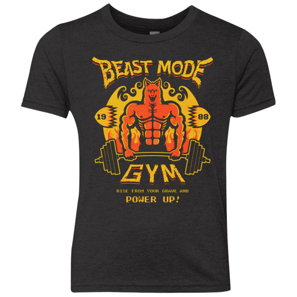 Beast Mode Gym Youth Triblend T-Shirt