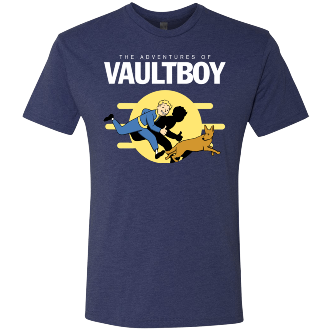 Boy and his dog Men's Triblend T-Shirt