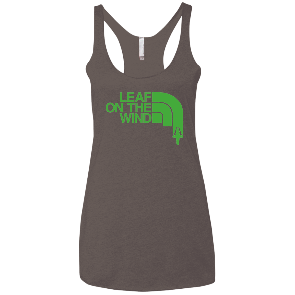 Leaf on the Wind Women's Triblend Racerback Tank