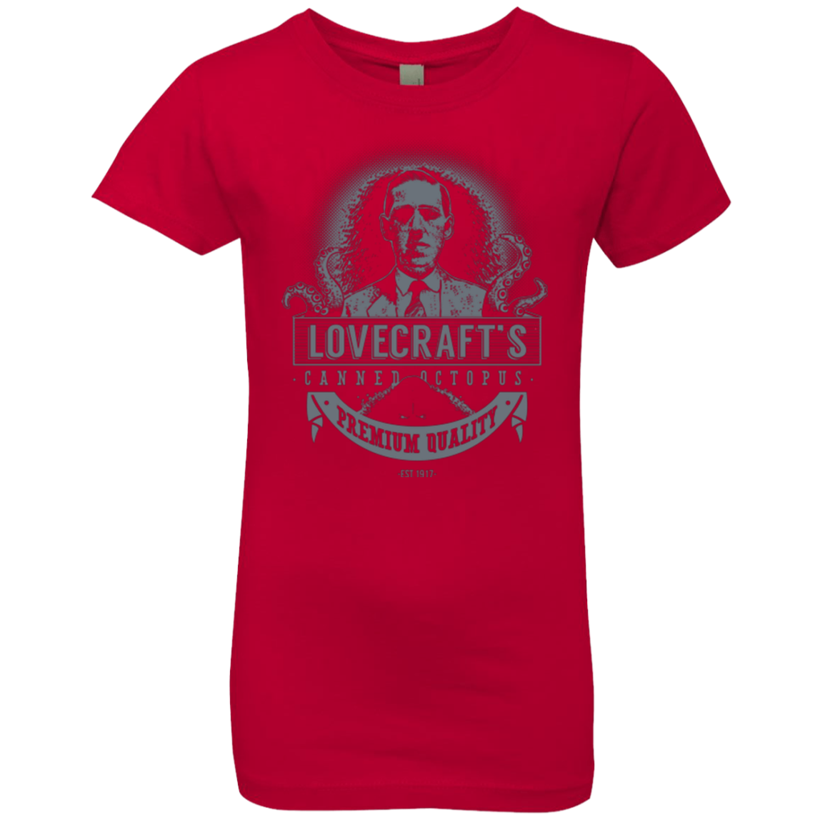 Lovecraft Canned Octopus Girls Premium T-Shirt