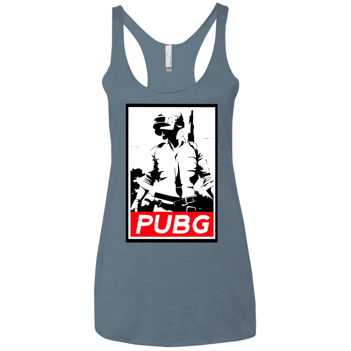 PUBG Women's Triblend Racerback Tank