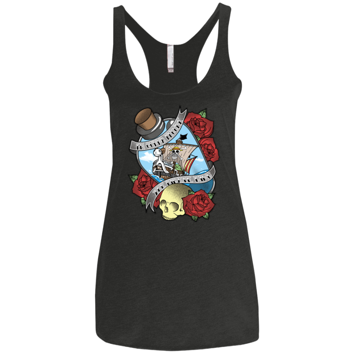 The Pirate King Women's Triblend Racerback Tank