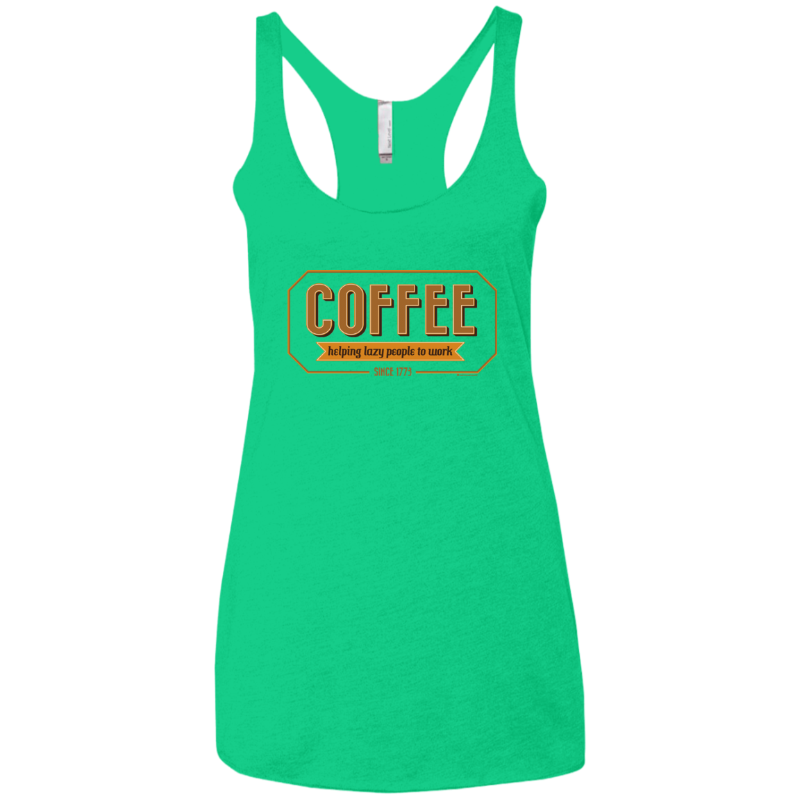 Coffee For Lazy People Women's Triblend Racerback Tank