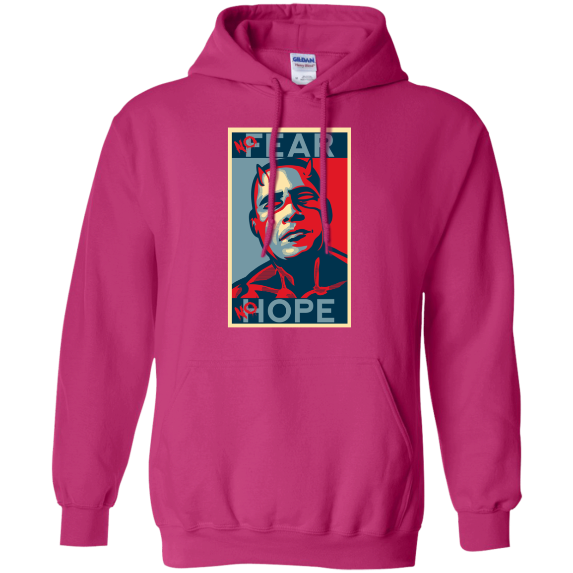 A man with no fear Pullover Hoodie