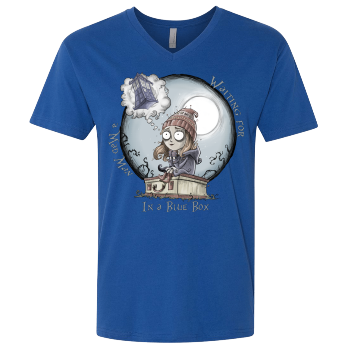 The Girl Who Waited Men's Premium V-Neck