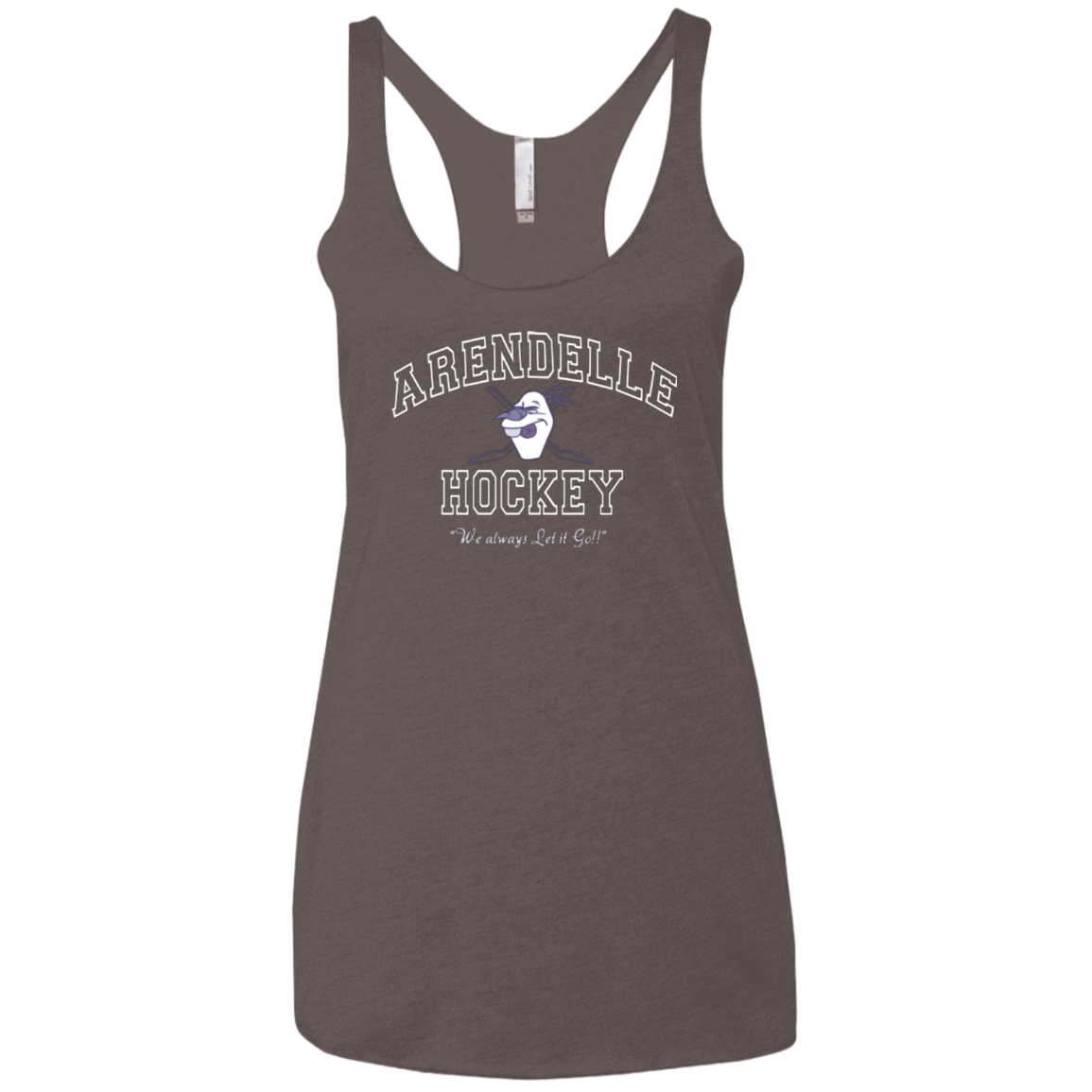 Arendelle University Women's Triblend Racerback Tank