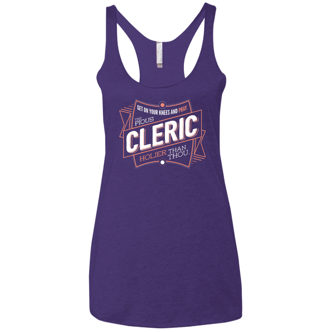 Cleric Women's Triblend Racerback Tank