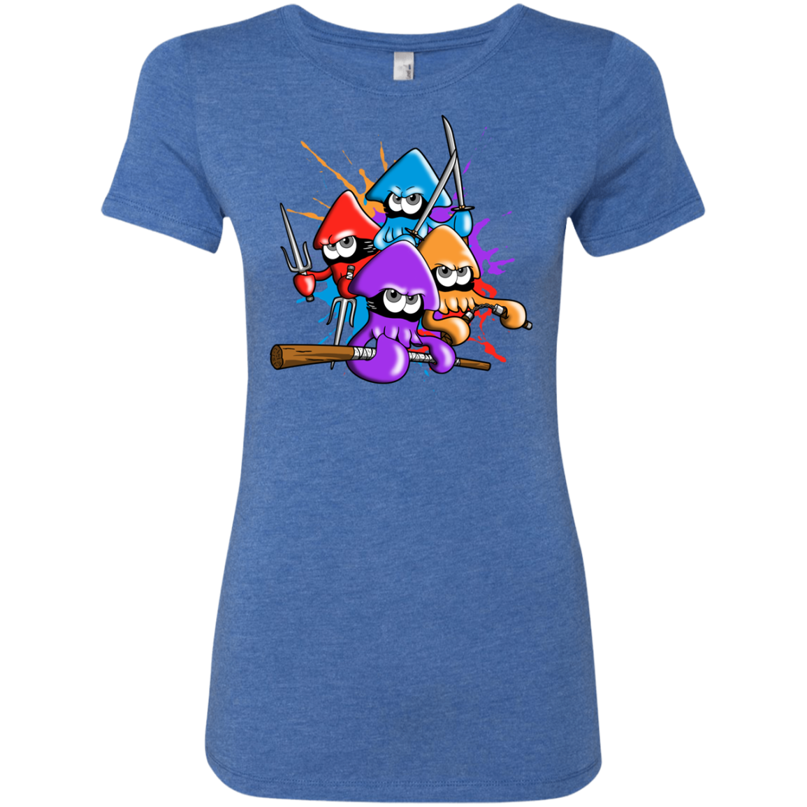 Teenage Mutant Ninja Squids Women's Triblend T-Shirt