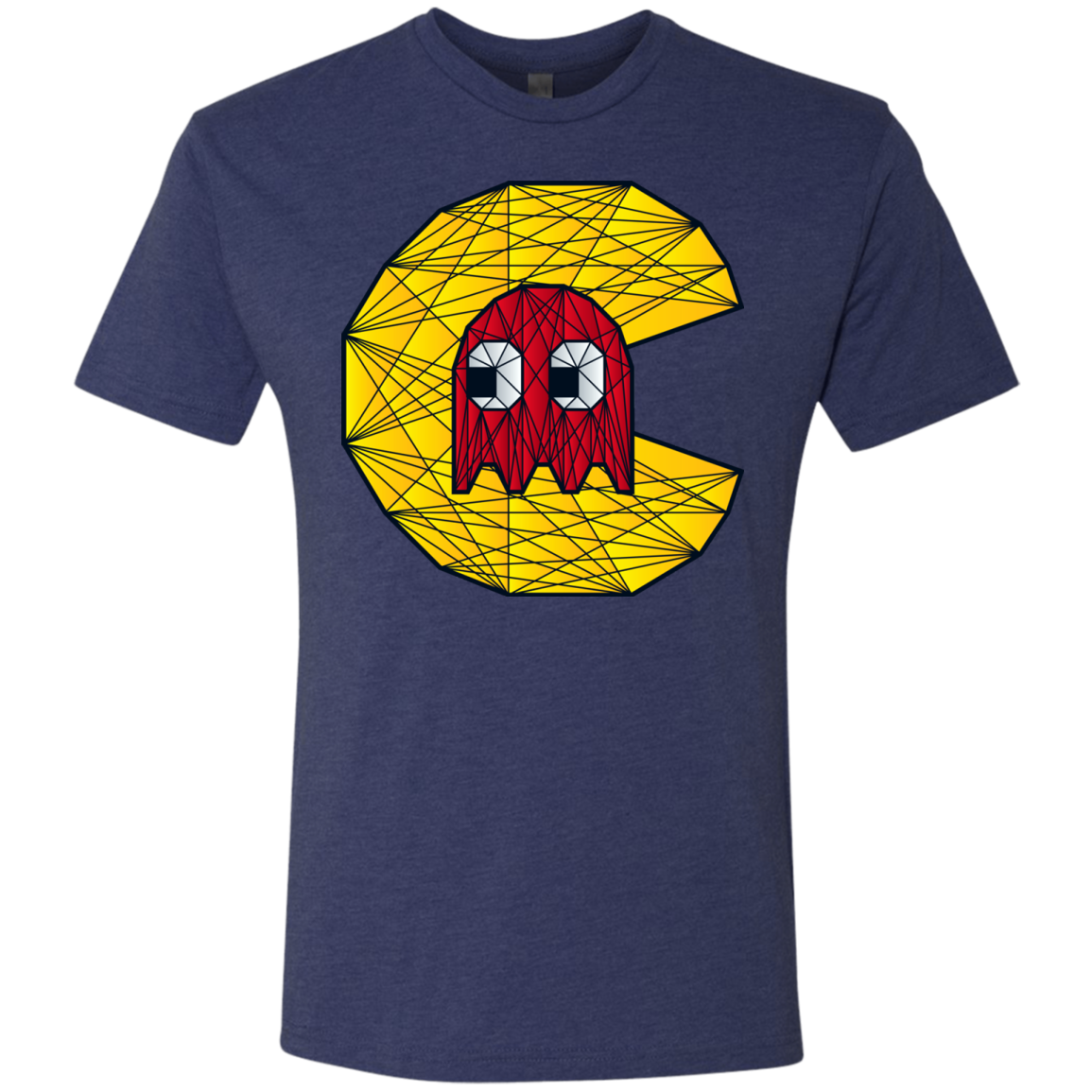 Poly Pac Man Men's Triblend T-Shirt