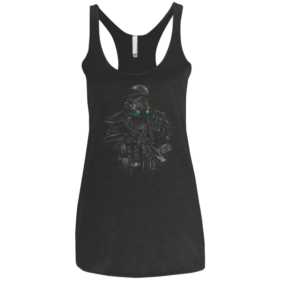 Death trooper Women's Triblend Racerback Tank