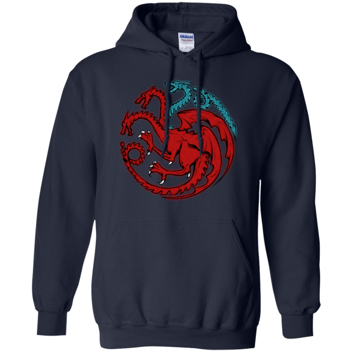 Trinity of fire and ice V2 Pullover Hoodie