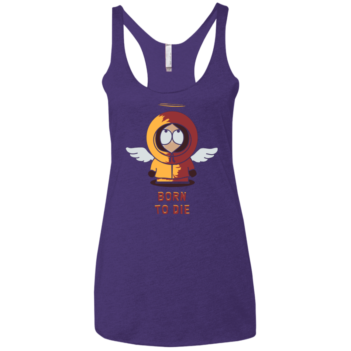 BORN TO DIE Women's Triblend Racerback Tank