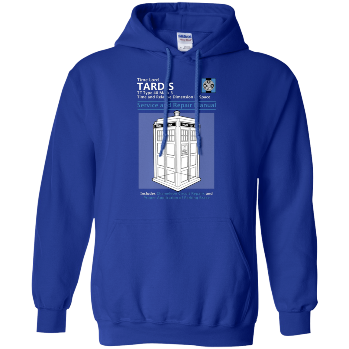 TARDIS SERVICE AND REPAIR MANUAL Pullover Hoodie