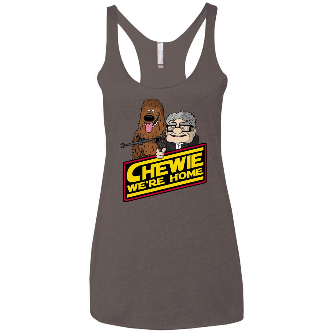 We're home Women's Triblend Racerback Tank