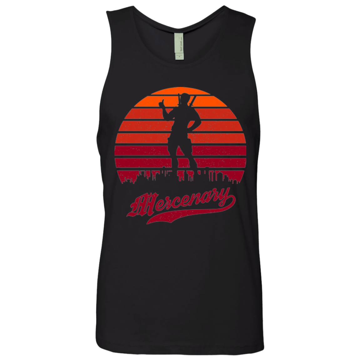 Mercenary SunSet Men's Premium Tank Top