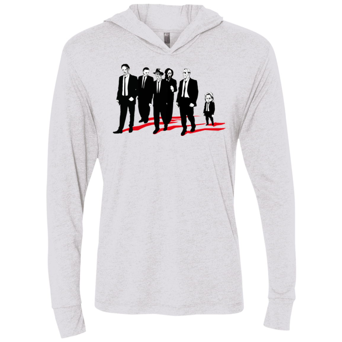Reservoir Killers Triblend Long Sleeve Hoodie Tee