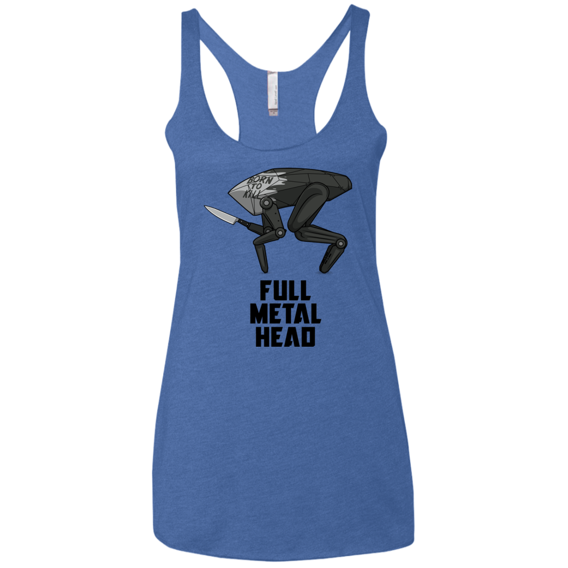 Full Metal Head Women's Triblend Racerback Tank