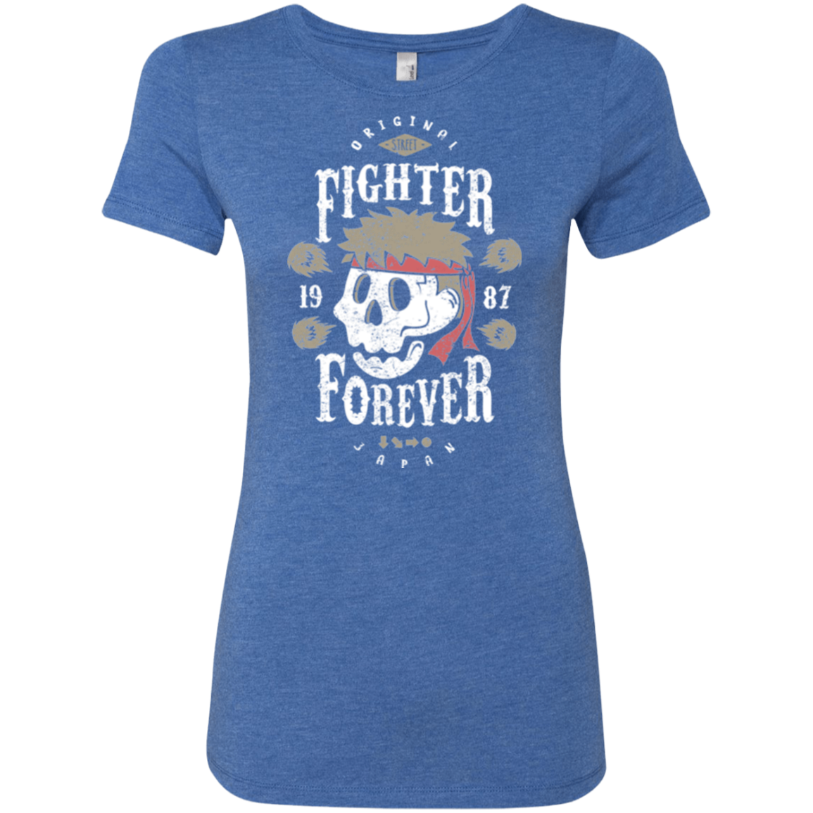 Fighter Forever Ryu Women's Triblend T-Shirt