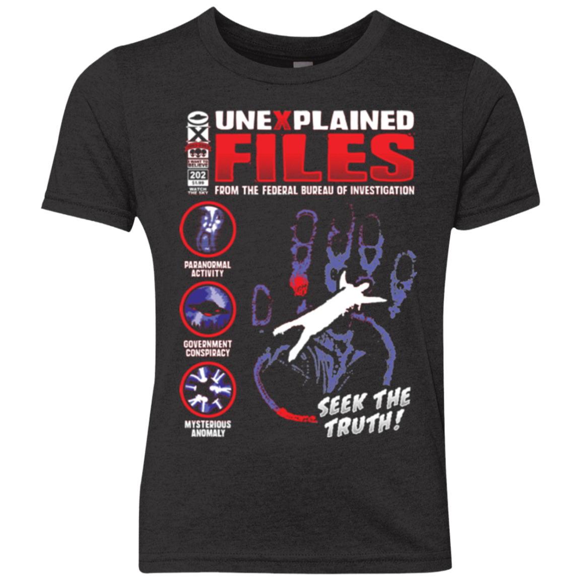 Unexplained Files Youth Triblend T-Shirt