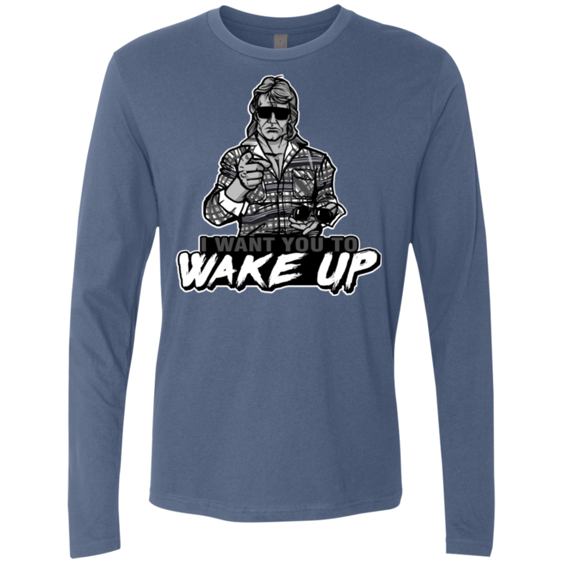 Wake Up Men's Premium Long Sleeve