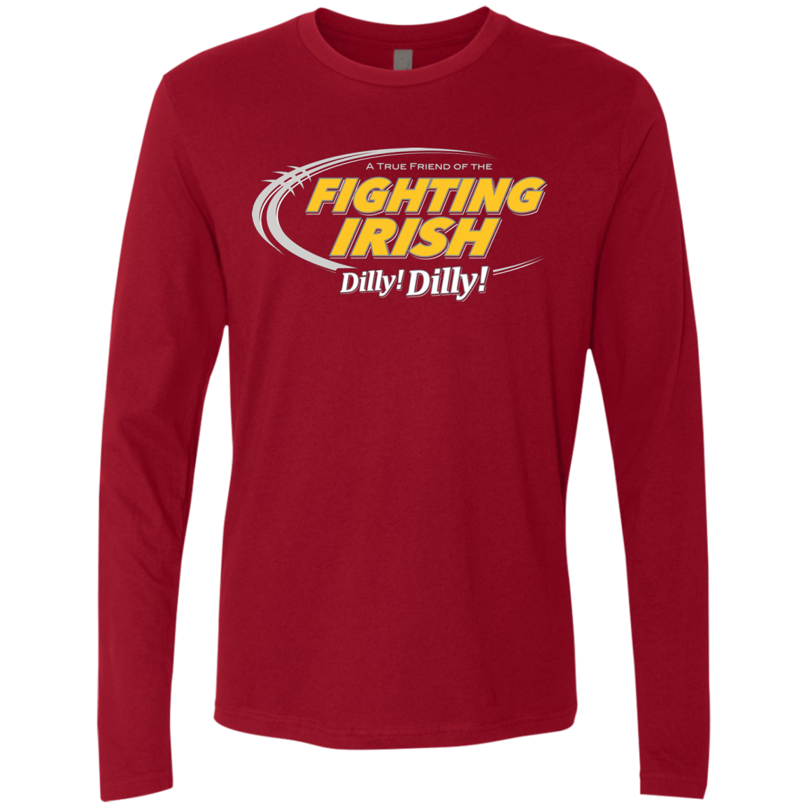 Notre Dame Dilly Dilly Men's Premium Long Sleeve
