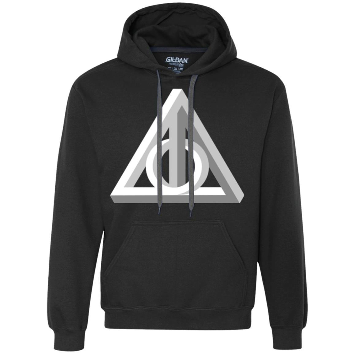 Deathly Impossible Hallows Premium Fleece Hoodie