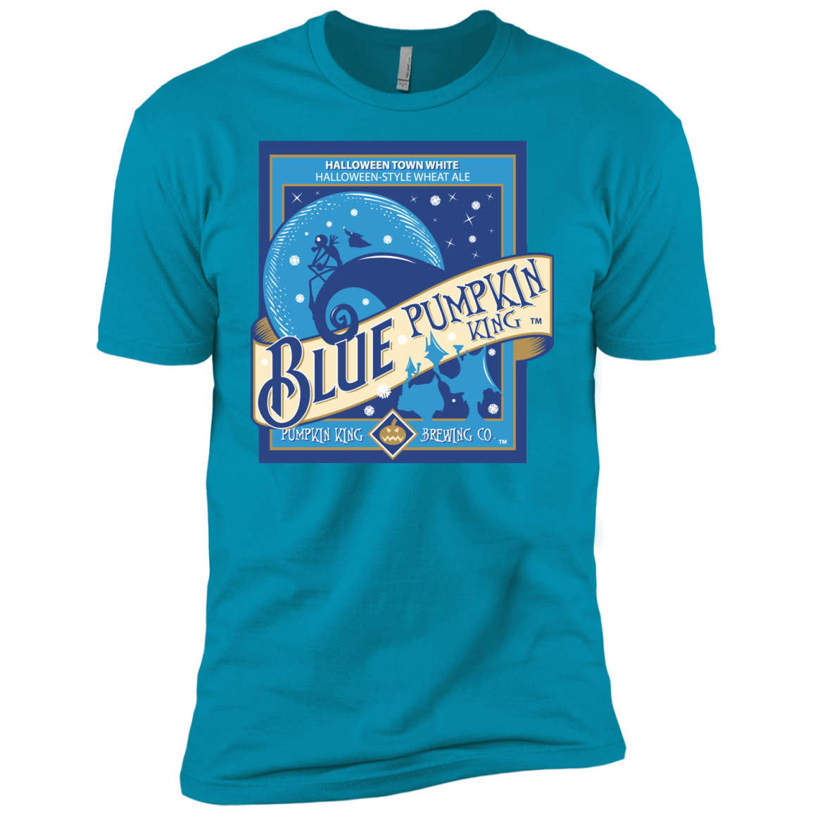 Blue Pumpkin King Boys Premium T-Shirt