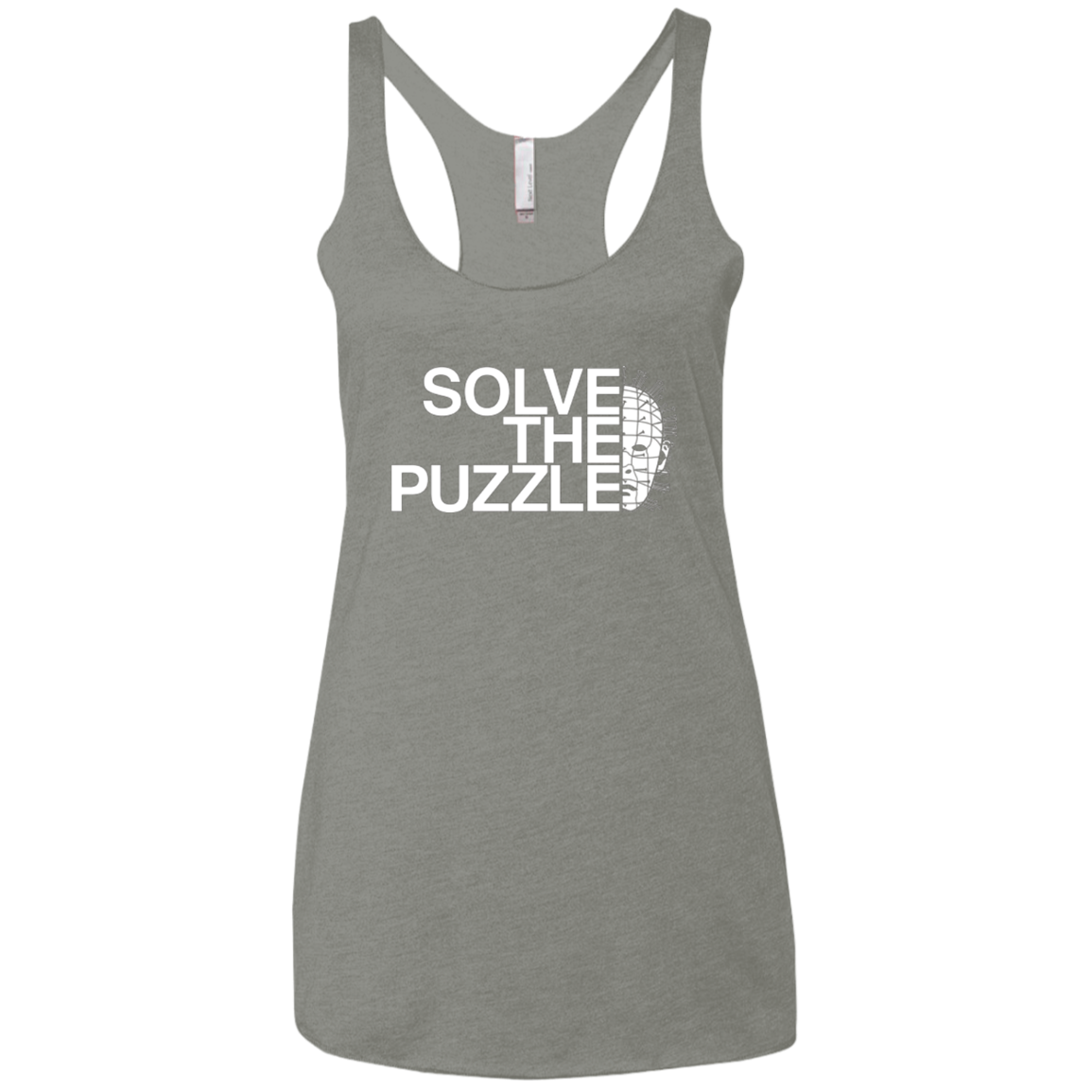 Solve The Puzzle V2 Women's Triblend Racerback Tank