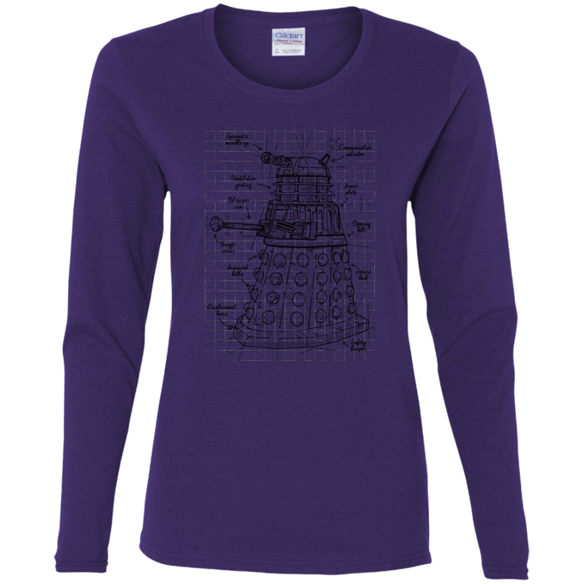 Dalek Plan Women's Long Sleeve T-Shirt