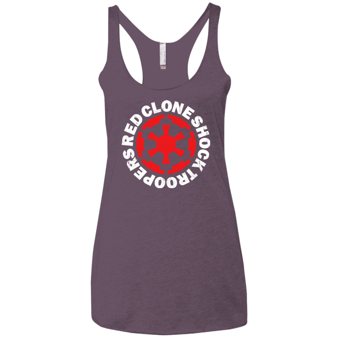 Red Clone Women's Triblend Racerback Tank