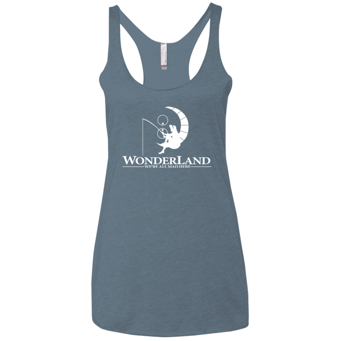 Wonderland Animation Women's Triblend Racerback Tank