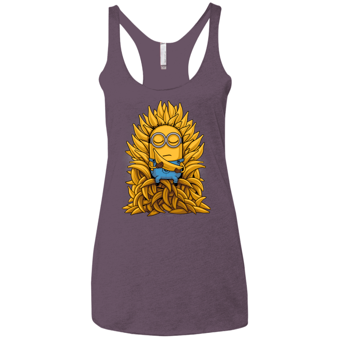 Banana Throne Women's Triblend Racerback Tank