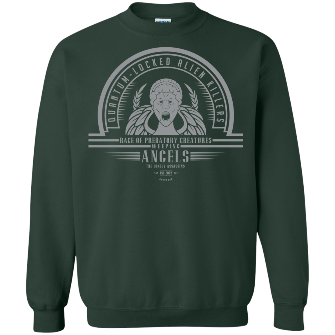 Who Villains Weeping Angels Crewneck Sweatshirt